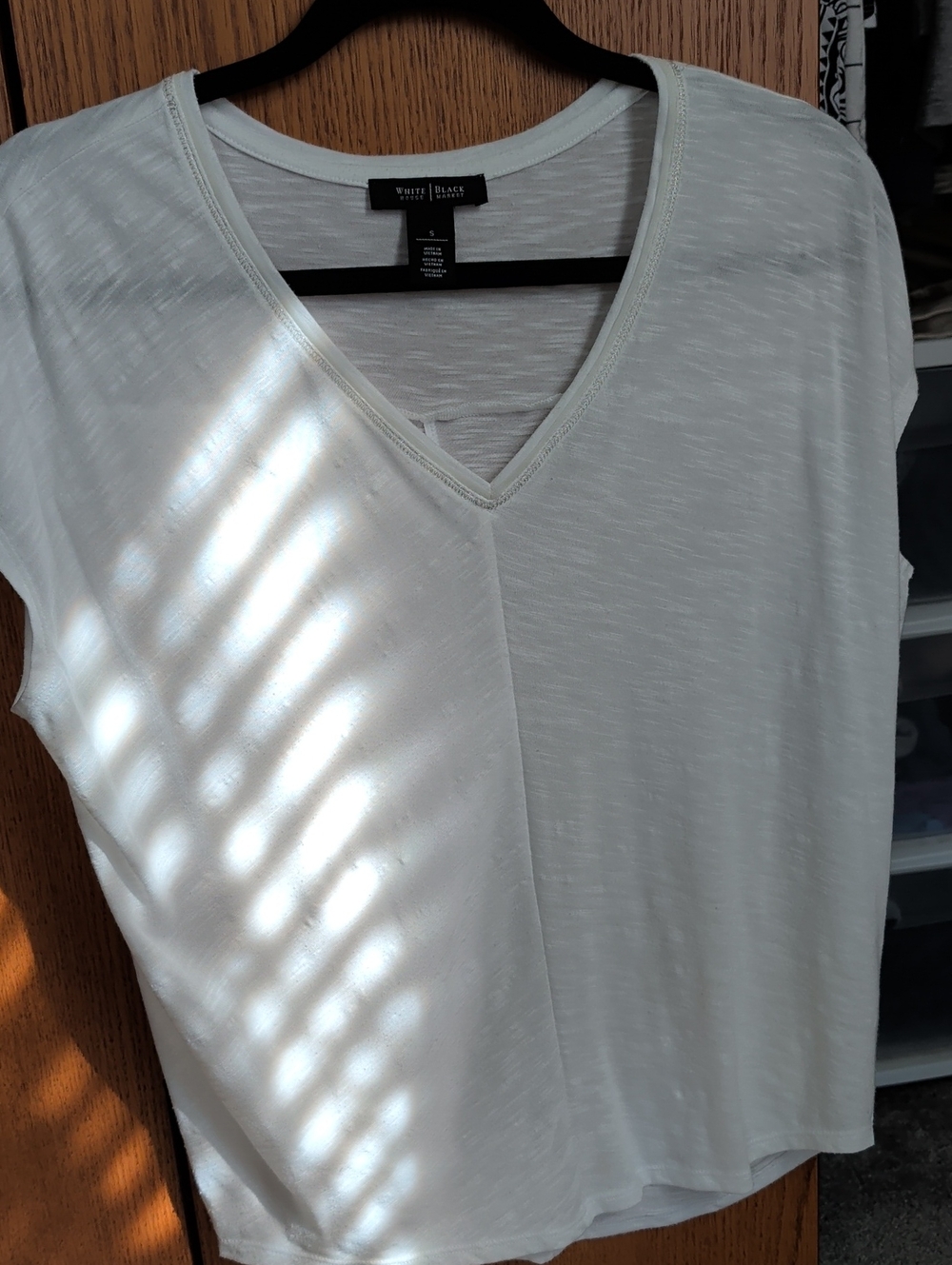White House Black Market White Tee